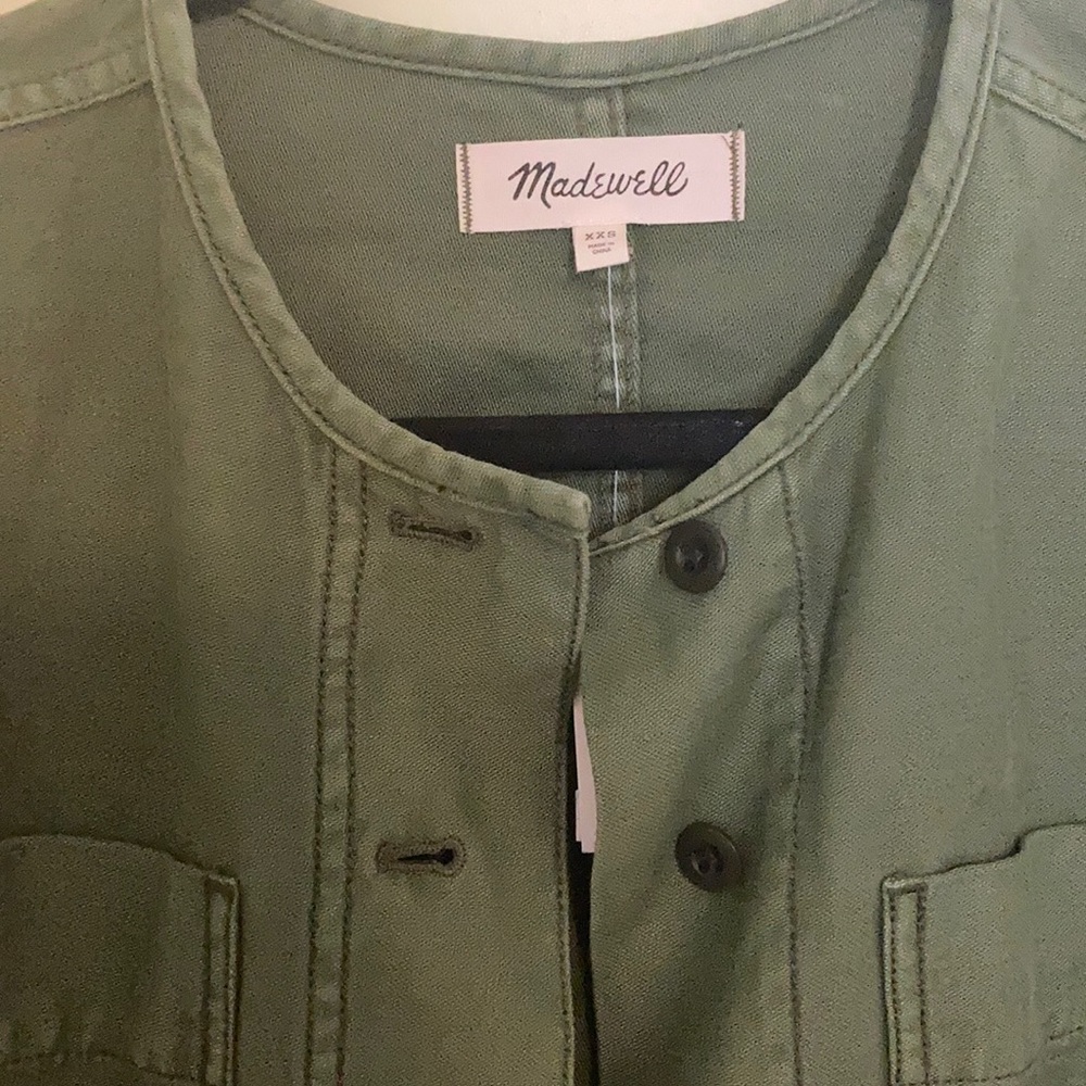 Madewell green jacket XXS - Picture 2 of 5
